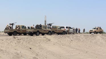 Forces loyal to the Saudi-backed Yemeni president stand guard on a road at the entrance to Abyan province as they take part in an operation to drive Al-Qaeda fighters out of the southern provincial capital, on April 23, 2016 (Photo: AFP)