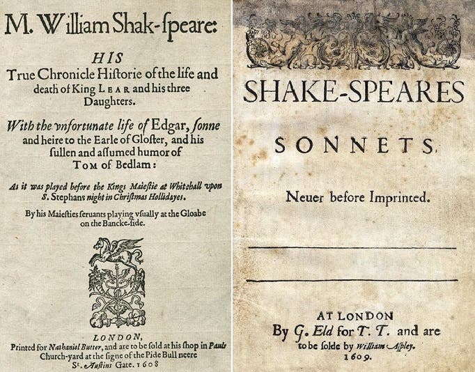 شكسبير الذي توفي منذ 400 عام وللآن يكتبون اسمه خطأ