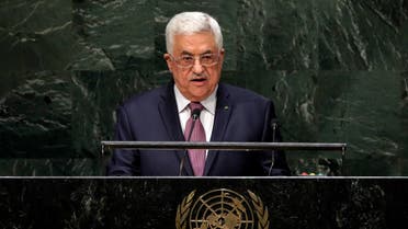 In this file photo taken Friday, Sept. 26, 2014, Palestinian President Mahmoud Abbas addresses the 69th session of the United Nations General Assembly at U.N. headquarters. Israeli leaders on Sunday, Jan. 4, 2015, threatened to take tougher action against the Palestinians over their decision to join the International Criminal Court, a day after freezing the transfer of more than $100 million in tax funds. Last week's Palestinian decision to seek membership in the international court has infuriated Israel. (AP)