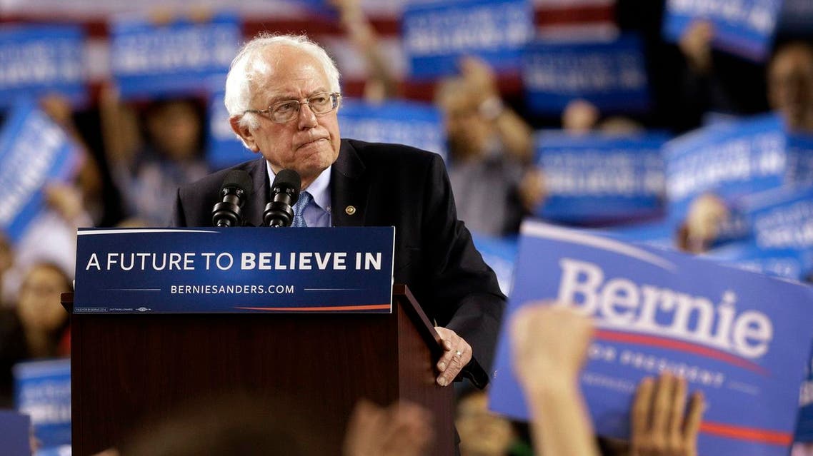Democratic presidential candidate, Sen. Bernie Sanders, I-Vt., speaks during a rally in Baltimore, Saturday, April 23, 2016. (AP)