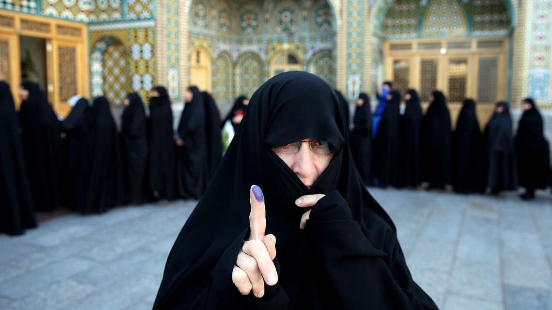 Rowhani’s moderate and centrist allies made major gains in the parliamentary election held on February 26, but failed to win a majority. (File photo: AP)