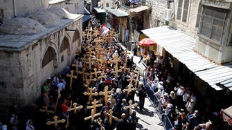 Orthodox Christians commemorate Good Friday in Jerusalem 