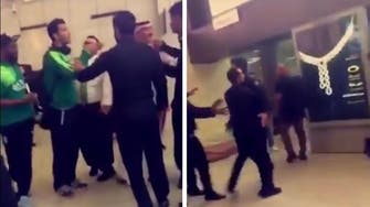 Omar Al Soma in a quarrel with security at Jeddah airport 