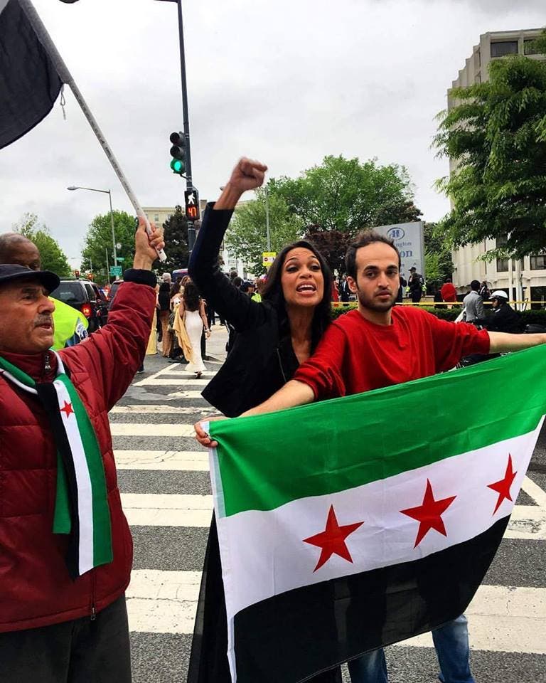 washington dc rally aleppo