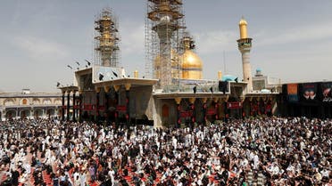 Shi'ite pilgrims gather at Imam Moussa al-Kadhim shrine to mark his death anniversary in Baghdad's Kadhimiya district, Iraq May 3, 2016. REUTERS