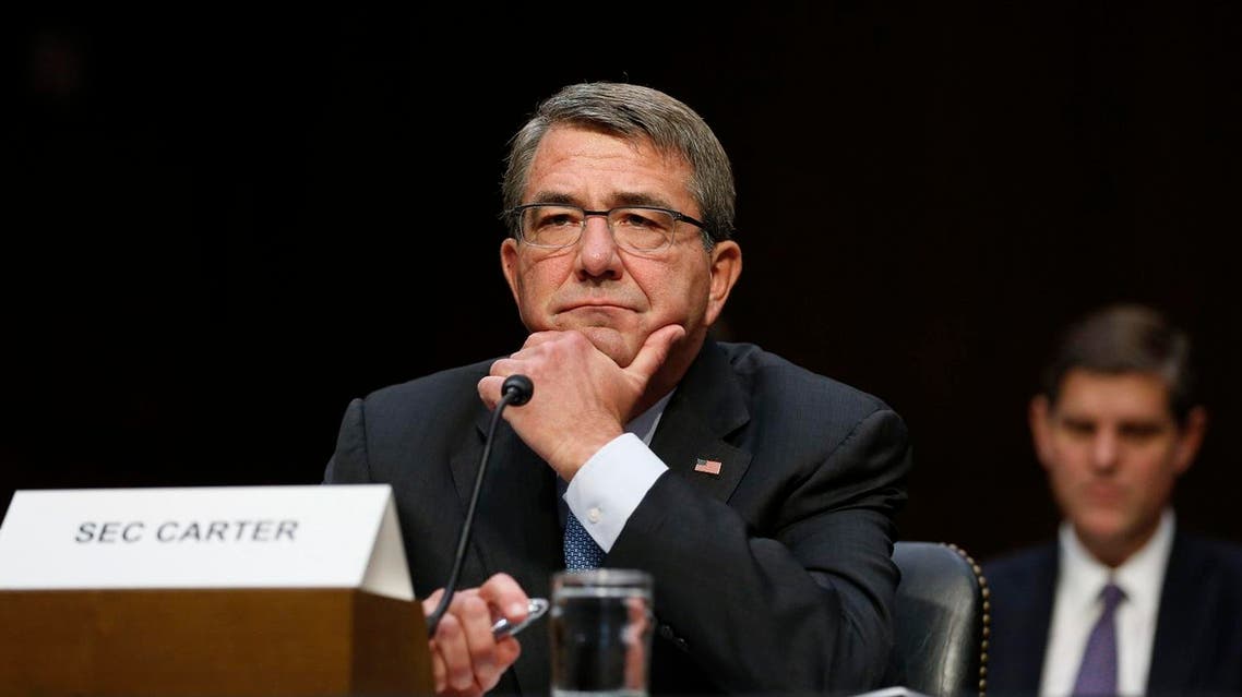 U.S. Secretary of Defense Ash Carter testifies on operations against the Islamic State, on Capitol Hill in Washington, U.S., April 28, 2016. REUTERS