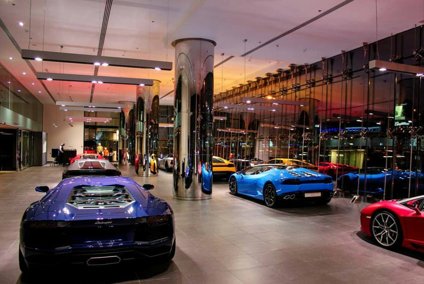 Dubai opens world's largest Lamborghini showroom - Al ...