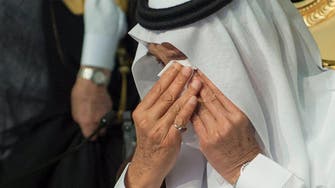 Saudi King Salman cries during son’s graduation in Riyadh
