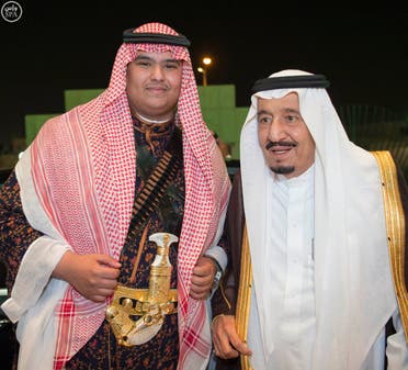 “I attend this graduation not only as Rakan’s father but a father to all the students,” King Salman said during a speech he delivered. (Photo courtesy: Bandar al-Jaloud) 