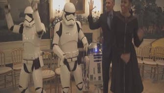 Watch Obamas dance with Stormtroopers on Star Wars Day