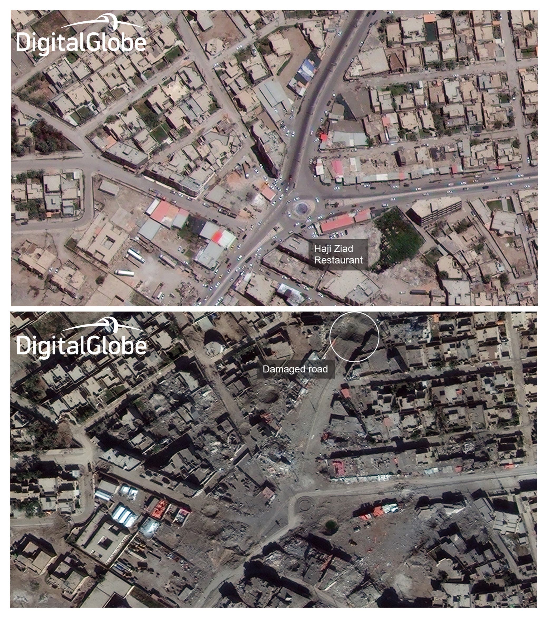 Satellite imagery of Ramadi shows cost of liberation from ISIS | Al ...