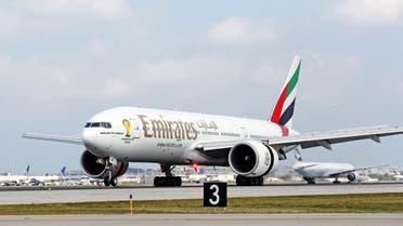 Dubai-based Emirates airline said on Tuesday its profit surged by 56 percent last year to $1.9 billion. (AP)