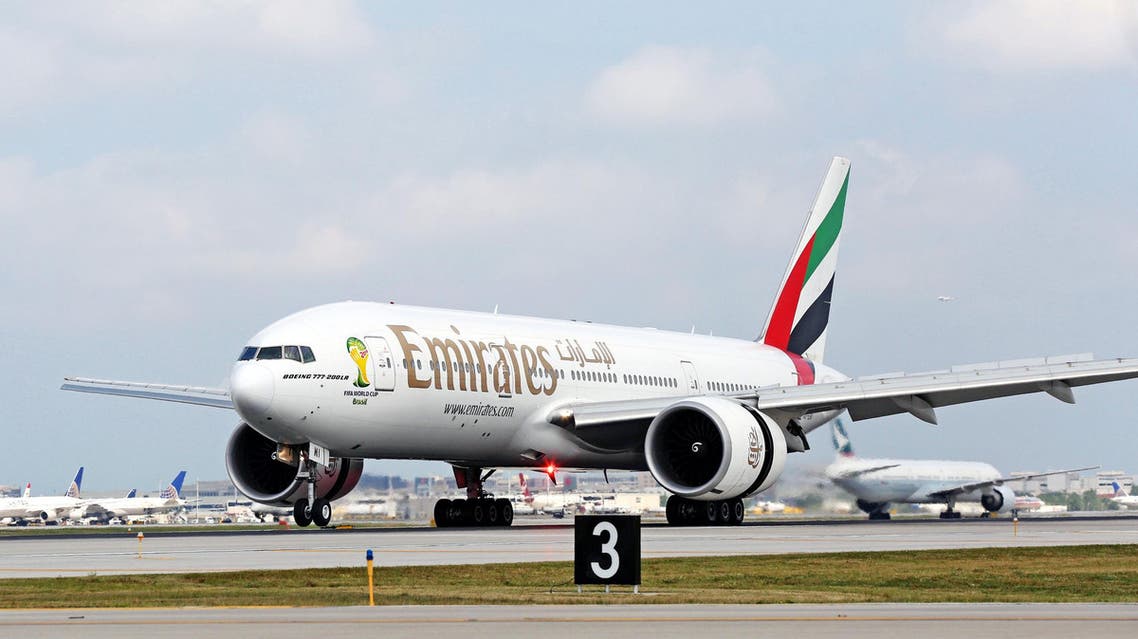 Dubai-based Emirates airline said on Tuesday its profit surged by 56 percent last year to $1.9 billion. (AP)