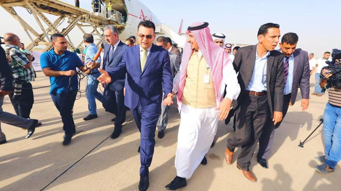 المساعدات السعودية للنازحين