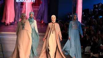 Modest fashion show in Turkey