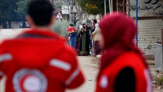 Red Cross delivers aid to besieged Damascus suburb after 4 years