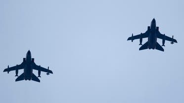 German air force Tornado jets approach to land at an airbase in Incirlik, Turkey, December 10, 2015. The first the German air force Tornado reconnaissance jets will take off for Turkey's Incirlik air base on Thursday, to support the military campaign against Islamic State. REUTERS