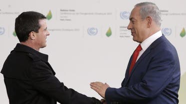 Valls is in Israel to advance his country’s plan to restart Israeli-Palestinian peace efforts. (File photo: AFP)