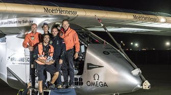 Solar-powered plane lands in Ohio after flight from Oklahoma