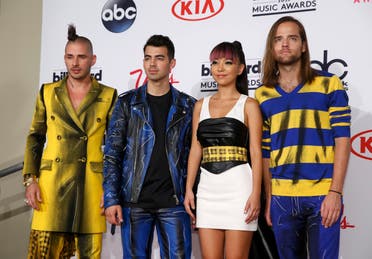 Rock band DNCE poses backstage at the 2016 Billboard Awards in Las Vegas, Nevada, US, May 22, 2016. (Reuters)