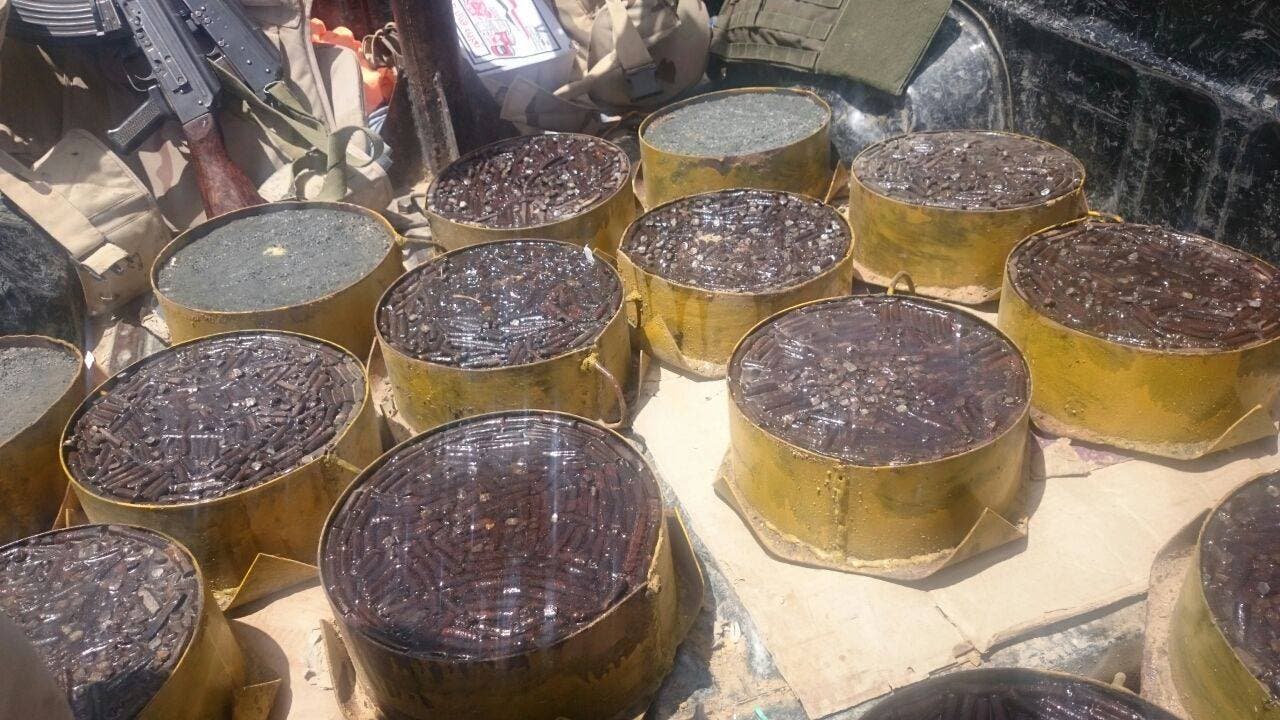 الذخيرة المضبوطة