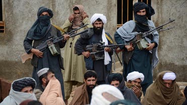 Afghan Taliban fighters AP