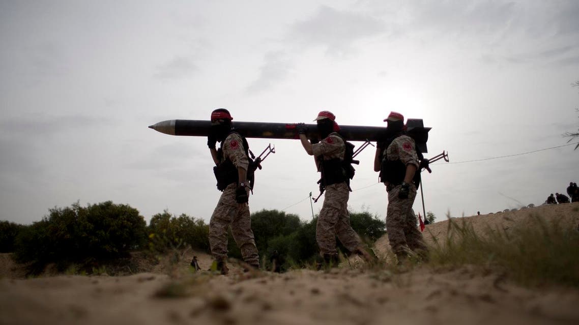 According to the Israeli army, since the beginning of 2016, nine projectiles fired from the Gaza Strip hit Israel. (AFP)