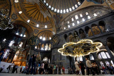 The sixth-century edifice -- whose stunning architecture is a magnet for tourists worldwide -- has been a museum since 1935, open to believers of all faiths. (Reuters)