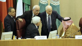 Arab league chief denounces Israel at peace talks