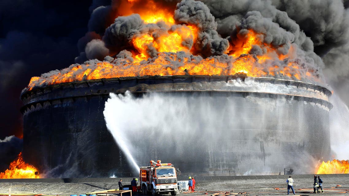 Libya has even appealed to Italy, Germany and the United States to send firefighters following a spate of attacks on its oil storage tanks. (File photo: Reuters)