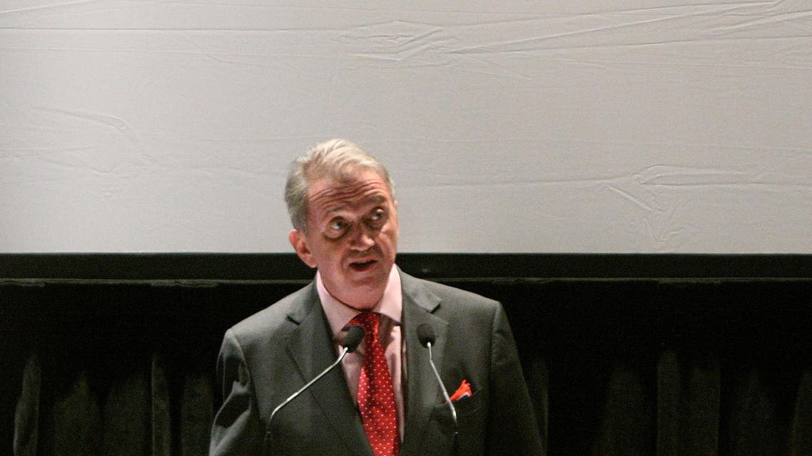 : U.N. Special Envoy Terje Rod-Larsen addresses the audience during the HBO documentary screening of "Sergio" at United Nations on June 18, 2009 in New York City. afp