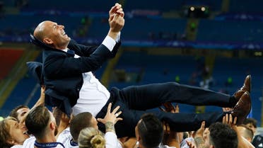Madrid's 5-3 penalty shootout win over city rival Atletico Madrid in a Champions League final that finished 1-1 after extra time Saturday also brought Zidane back to the pinnacle of the game. (Reuters)