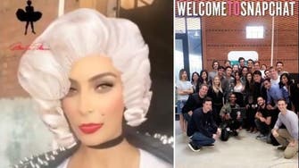 Kim Kardashian visits Snapchat HQ to get her own Marylin Monroe filter