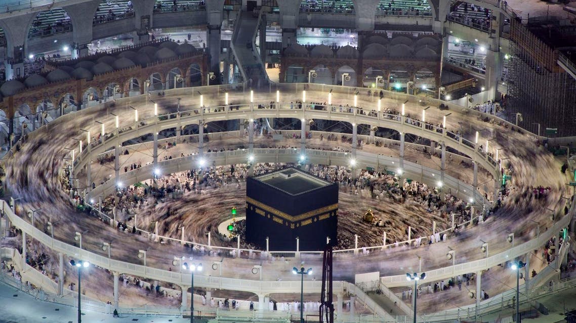 Muslim pilgrims circumambulate the Kaaba, the cubic building at the Grand Mosque, during the minor pilgrimage, known as Umrah, in the Muslim holy city of Mecca, Saudi Arabia, Friday, March 11, 2016. (AP Photo/Amr Nabil)