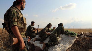Anti-IS fighters known as the Syrian Democratic Forces, a US-backed alliance of Kurds and Arabs, have launched an offensive to capture Manbij (AFP)