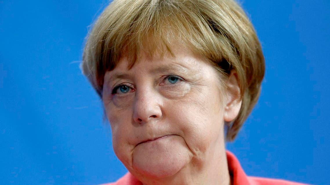 German Chancellor Angela Merkel attends a news conference following talks with NATO Secretary-General Jens Stoltenberg at the Chancellery in Berlin, Germany, June 2, 2016. REUTERS