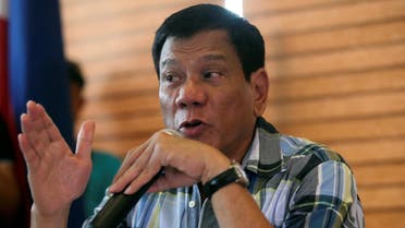 President-elect Rodrigo "Digong" Duterte speaks during a news conference in his hometown Davao City in southern Philippines, May 16, 2016. REUTERS