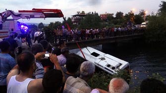 Fourteen people killed in Turkish school trip bus crash
