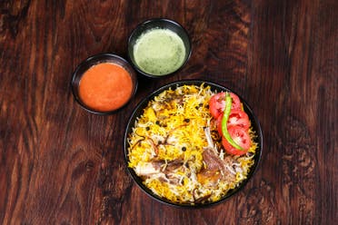 Biryani is a mixed rice dish from the Indian subcontinent. It is made with spices, rice, lentils, meat and vegetables. (Shutterstock)