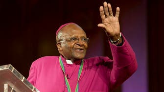 South Africa’s Tutu back in hospital after surgery