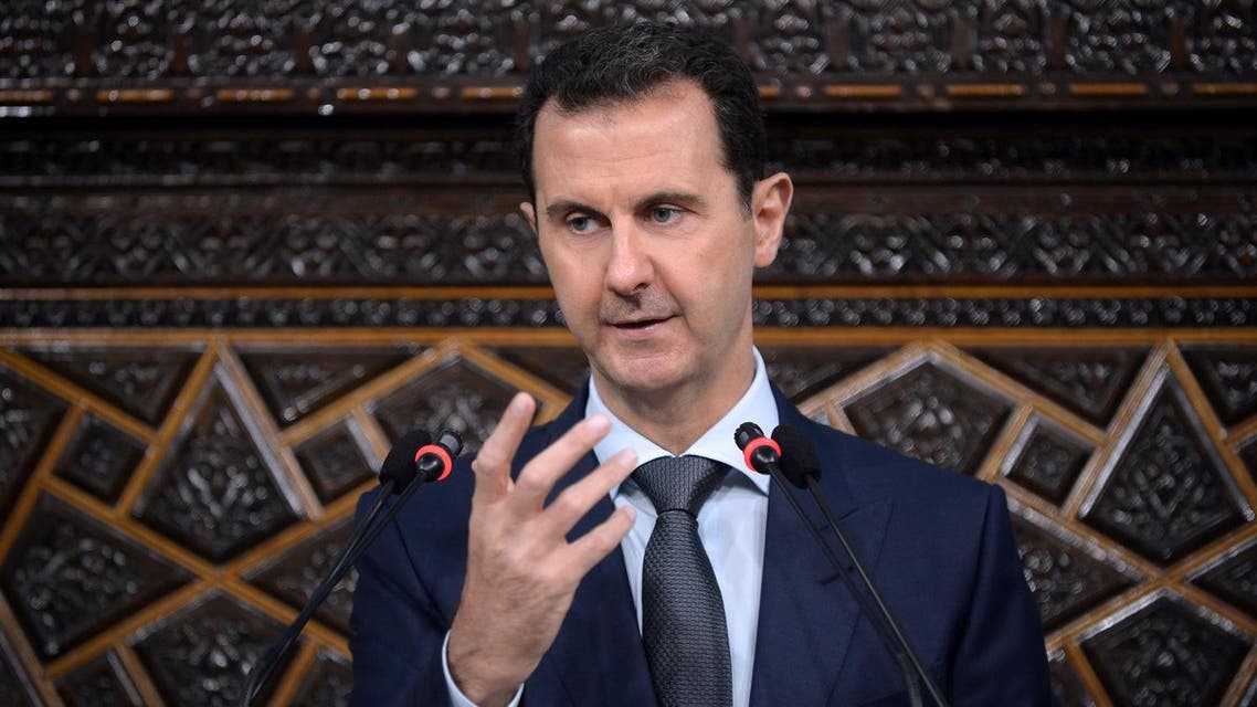 Syria's president Bashar al-Assad speaks to Parliament members in Damascus, Syria in this handout picture provided by SANA on June 7, 2016. SANA/Handout via Reuters