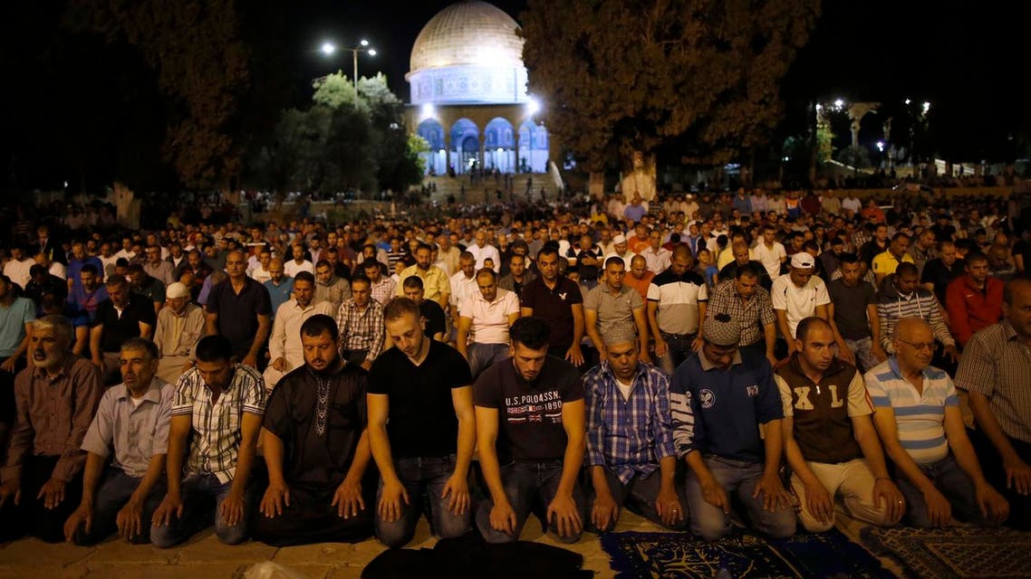 aqsa mosque ramadan AFP