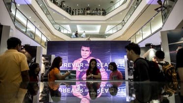 Muhammad Ali memorabilia on show in the Philippines