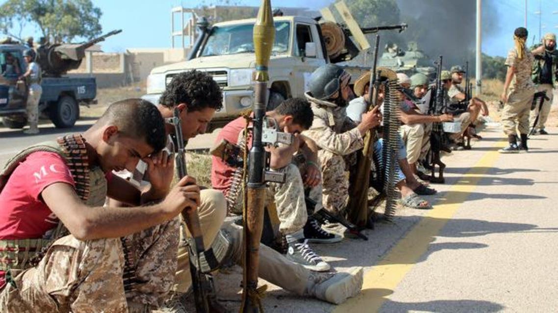 مقاتلون موالون لحكومة الموفاق الليبية في سرت