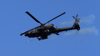 US Apache helicopter strikes ISIS in Iraq