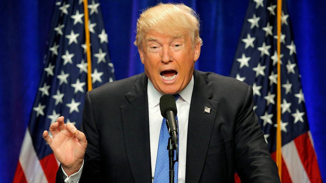 U.S. Republican presidential candidate Donald Trump delivers a campaign speech about national security in Manchester, New Hampshire, U.S. June 13, 2016. REUTERS