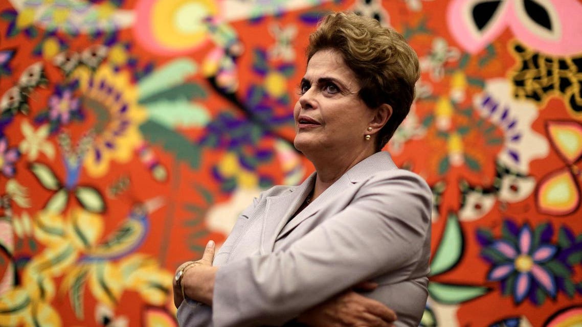 Suspended Brazilian President Dilma Rousseff attends a news conference with foreign media in Brasilia, Brazil, June 14, 2016. REUTERS