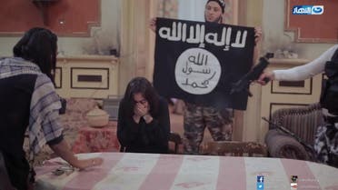 The extraordinarily cruel prank was part of Egyptian channel Al Nahar TV’s show ‘Mini ISIS’ which involves actors dressed in militant uniforms. (Photo courtesy: Al Nahar)