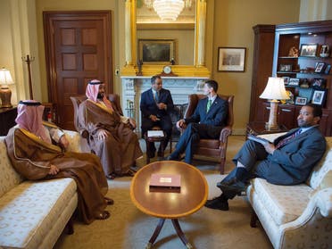 جانب من مشاورات الأمير محمد بن سلمان مع المسؤولين الأميركيين