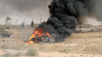 Libya car bombing kills 10 anti-ISIS fighters 